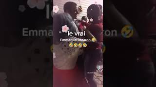 EMMANUEL MACRON FAIT SA FETE EN AFRIQUE avec le nana