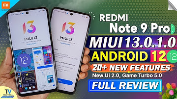 Redmi Note 9 Pro New MIUI 13.0.1.0 Android 12 Update Review | MIUI 13 Redmi Note 9 Pro New Update
