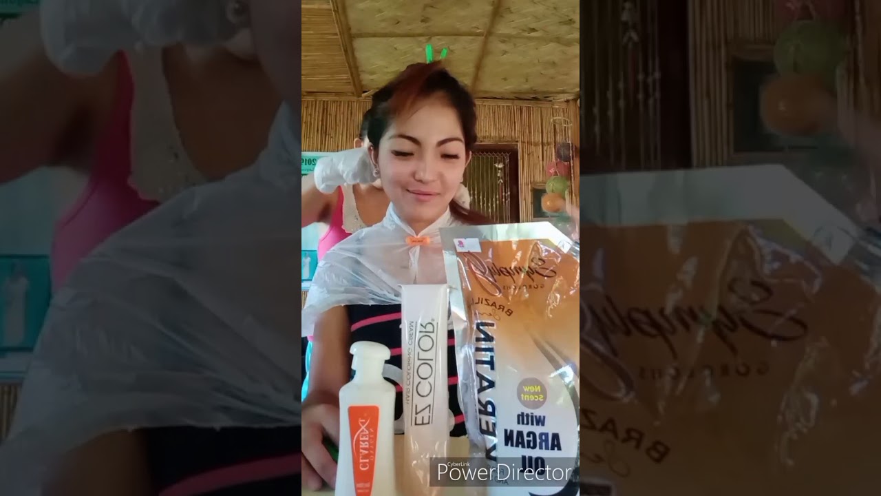 Nag try ako ng velvet blond color