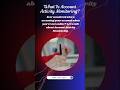 What is account activity monitoring? protect your accounts from hackers. #shortsfeed