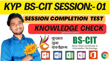 KYP SESSION 1 | KYP SESSION 1 | BS-CIT 1 DO IT YOURSELF