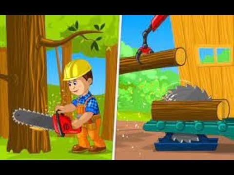 Мультик игра для детей - Малыши Строители | Играем в строителей | Детская стройка