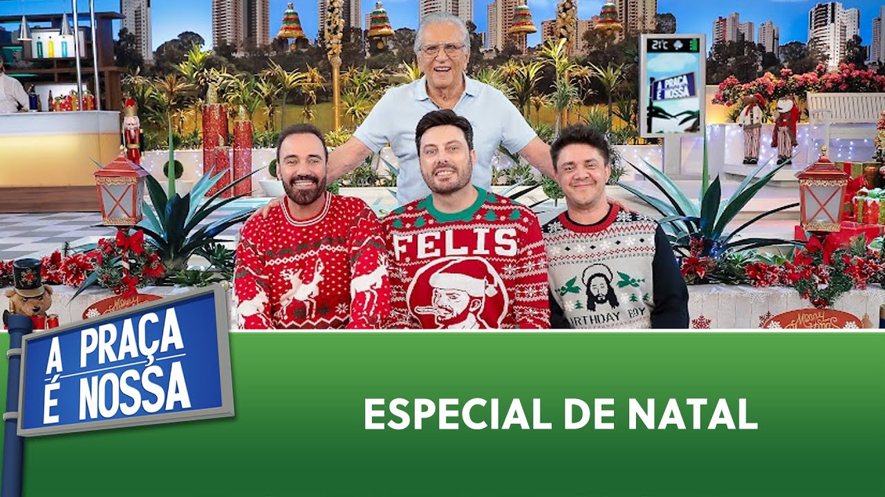 Especial de Natal com Diogo Portugal, Danilo Gentili e Oscar Filho | A Praça É Nossa (14/12/23)