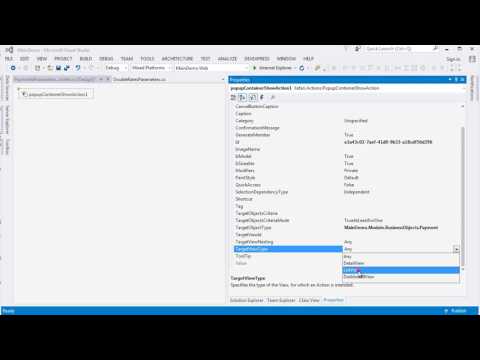 Xafari Extra Actions. PopupContainerShowAction
