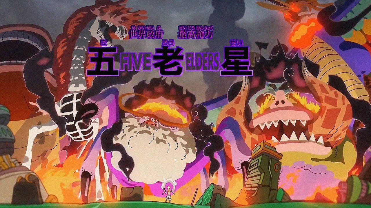 The Five Elders Arrive at Egghead 🤯