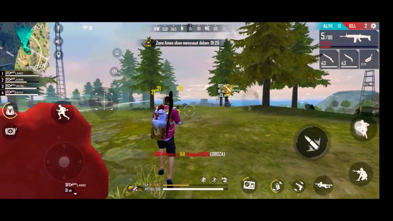 FREE FIRE KILL TERBANYAK 24K WAAW #SFC#TEAMMAUNG - YouTube