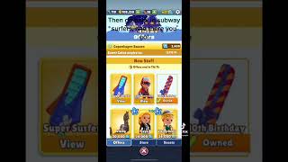 How to get the pride skins in subway surfers early-IOS and Android #shorts #cool #hack screenshot 4