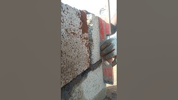 Hallow block construction | #shortsfeed #hardwork #skills #motivation (@Thanuconstruction