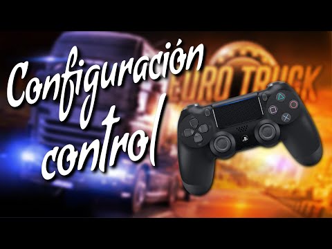 PS4 controller with Euro Truck Simulator configuration example 