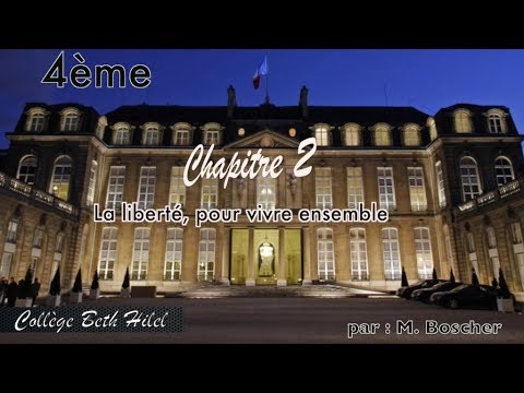 4ème chapitre 2 Enseignement moral et civique : La liberté, pour vivre ensemble