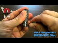K&amp;J Magnetics D82B-N52 Product Video