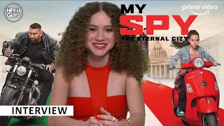 Chloe Coleman | My Spy: The Eternal City | Loving Italy | How she's changed | lovely Dave Bautista Wealth