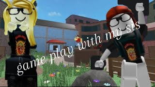 game play with my sister! (murder mystery 2)