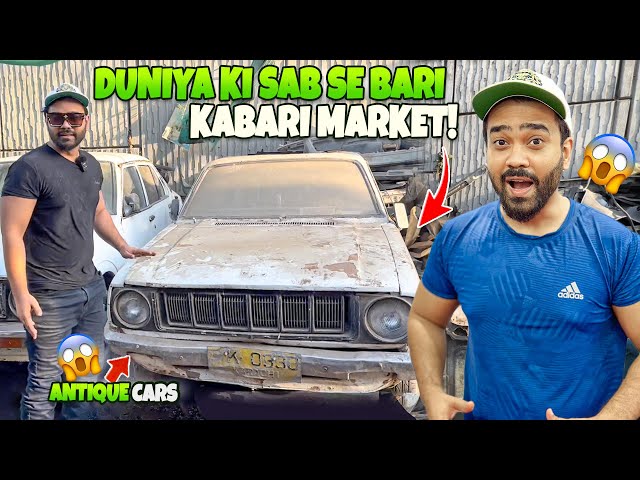 Dunia ki sub se bari kabari Market in Karachi !!! Ahmed khan vlogs !!! class=