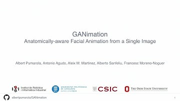 GANimation: Anatomically-aware Facial Animation from a Single Image
