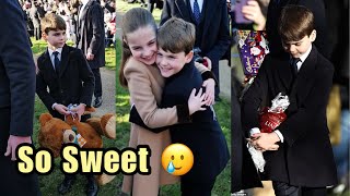 Prince Louis Delights Crowds With Adorable Reaction To Christmas Gift At Sandringham