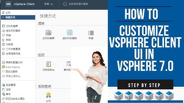 How to Customize the vSphere client (HTML5) UI in vSphere 7
