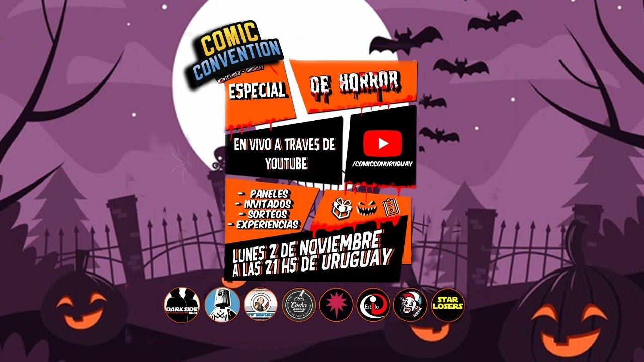ESPECIAL OFFTOPIC DE "TERROR" JUNTO A COMIC CONVENTION URUGUAY- STAR LOSERS VLOGS
