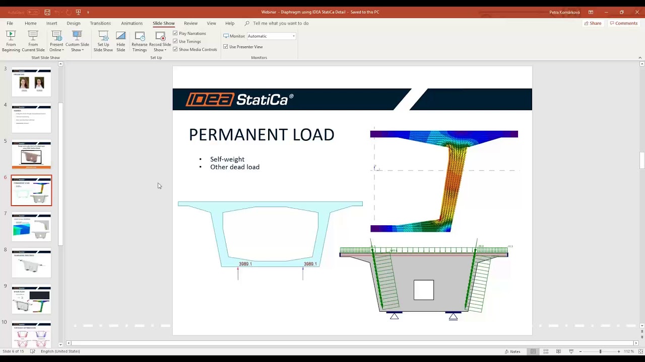 Design and code check of a diaphragm using IDEA StatiCa Detail - YouTube
