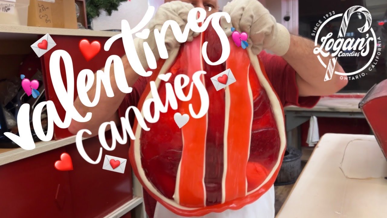 Valentine's Cinnamon Ribbon Candies ️💌💘 // Logan's Candies YouTube