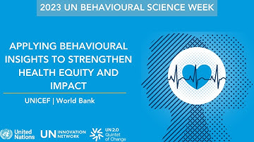 Applying Behavioural Insights to Strengthen Health Equity and Impact