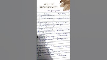 Skill Of Reinforcement II Science II Life Science II Microskill II B.Ed II Internship II