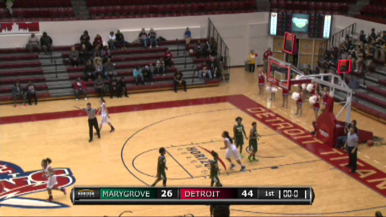Detroit Women's Basketball Highlights vs. Marygrove YouTube