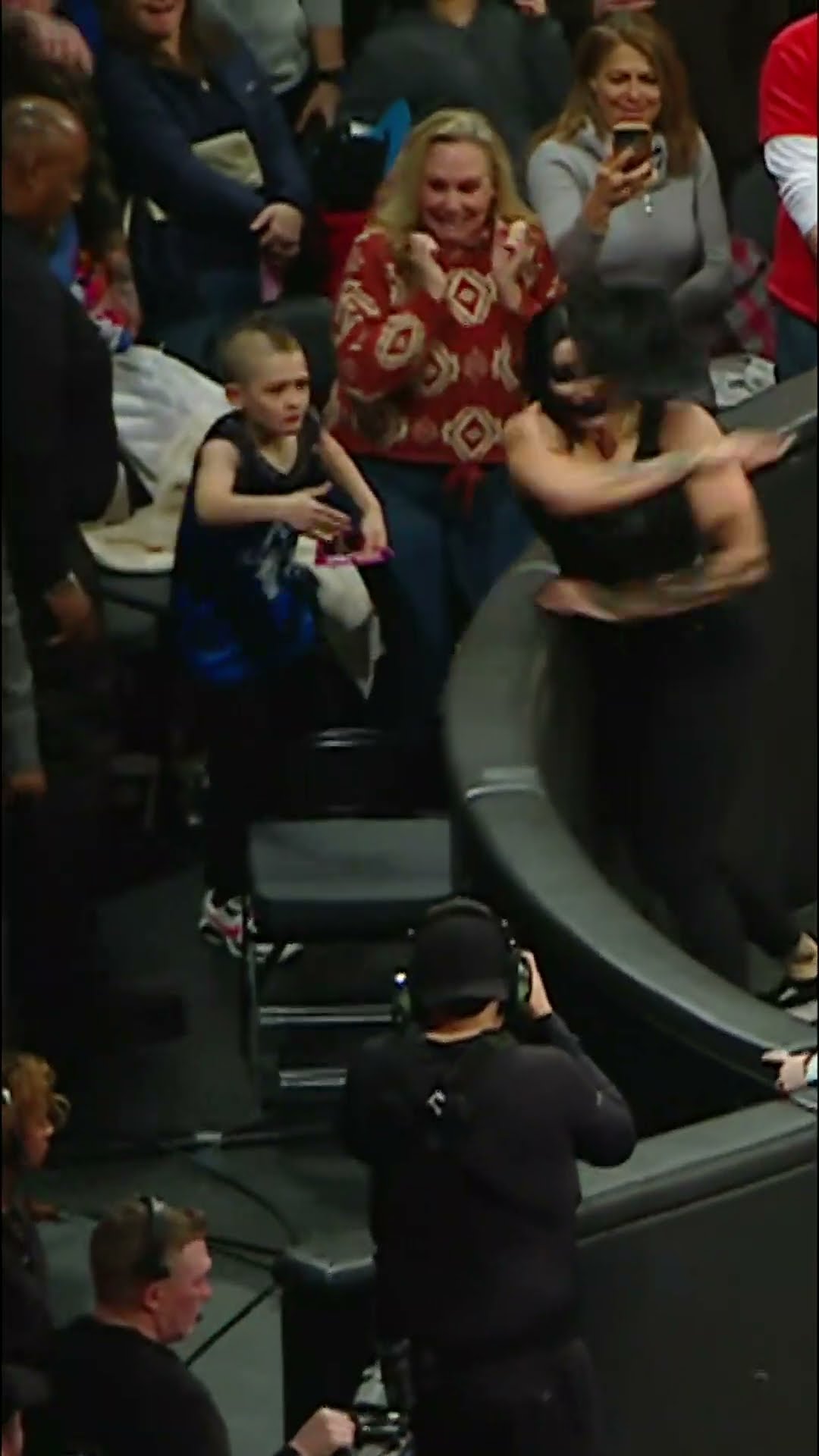 Imagine getting high fived like that by Rhea Ripley? ✋?