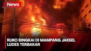 Ruko Berlantai 4 di Mampang Prapatan Terbakar, 7 Korban Diduga Terjebak di Toko - iNews Pagi 19/04