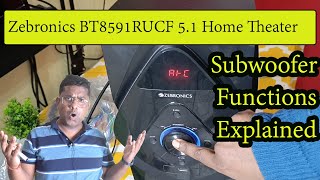 Unleashing the Power of Zebronics BT8591RUCF 5.1 Home Theater Subwoofer Functions Explained