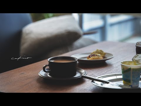 リセット習慣と甘い朝食、コーヒーとお茶の時間。