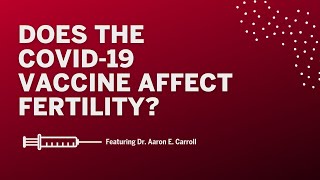 Does the vaccine affect fertility?
Dr. Aaron Carroll answers the question of if the vaccine affects fertility.
Dr. Aaron E. Carroll is a pediatrician and professor of pediatrics at Indiana University School of Medicine and the Regenstrief Institute. At IU he is also vice-chair for health policy and outcomes research and the director of the Center for Health Policy and Professionalism Research. Carroll is a health-related research writer for The New York Times who uses research to debunk myths about popular topics.
Make sure to LIKE this video and SUBSCRIBE to our channel to keep tabs on everything Indiana University related. https://www.youtube.com/iu
Follow us on:
Instagram: https://www.instagram.com/iubloomington/
Twitter: https://twitter.com/IUBloomington
Facebook: https://facebook.com/IndianaUniversity/
LinkedIn: https://www.linkedin.com/school/indiana-university-bloomington/
TikTok: https://tiktok.com/@iubloomington
Learn more about Indiana University 👉 https://www.indiana.edu Does the vaccine affect fertility?