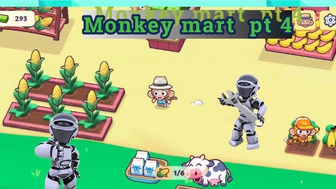 Monkey Mart - Gameplay Walkthrough Part 1 My Mini Monkey Idle