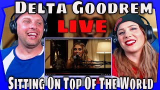 REACTION TO Delta Goodrem - Sitting On Top Of The World (Acoustic) THE WOLF HUNTERZ REACTIONS