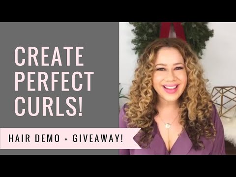 How To Get Perfect Spiral Curls!