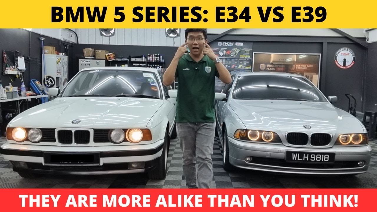 BMW 5 Series - The Quantum Leap from E34 to E39 | EvoMalaysia.com - YouTube