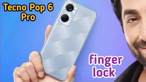 Set Fingerprint In Tecno Pop 6 Pro, Fingerprint Lock Setting Tecno Pop 6 Pro