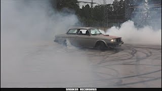 Volvo 240 V8 383 carb 500hp n.a Burnouts and donuts