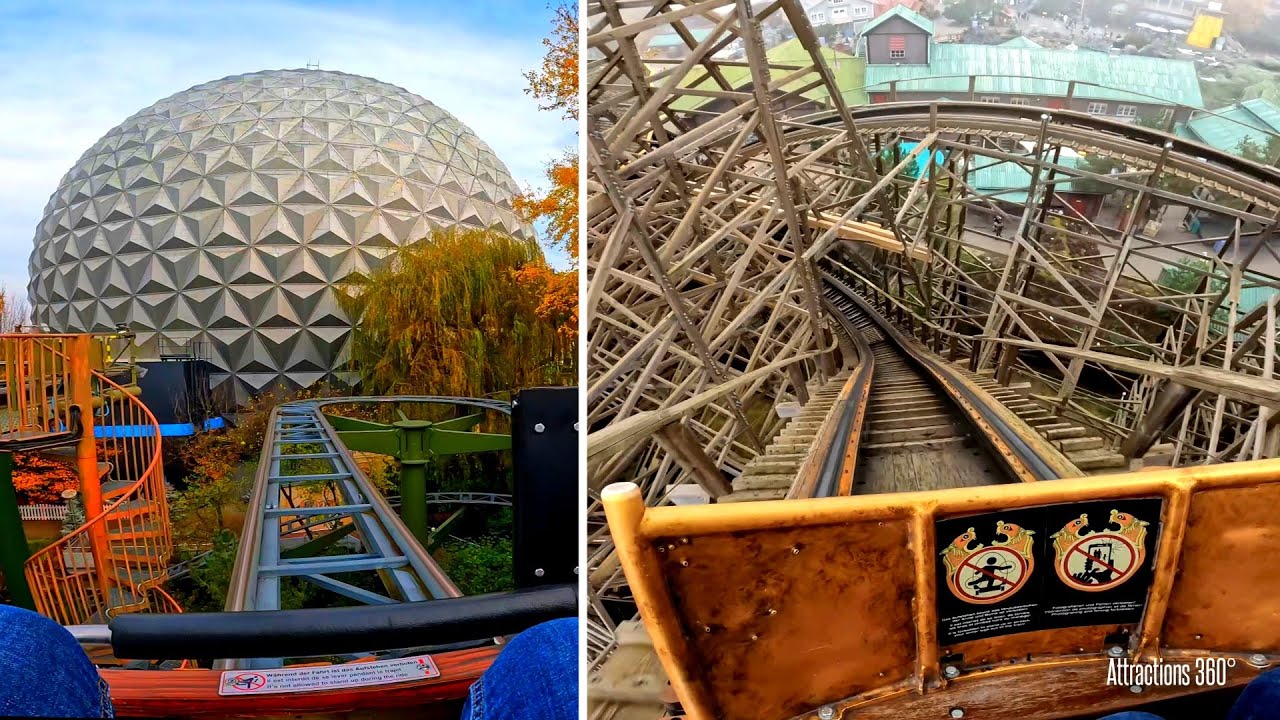 Matterhorn-Blitz Wild Mouse Coaster | Giant Wooden Coaster POV