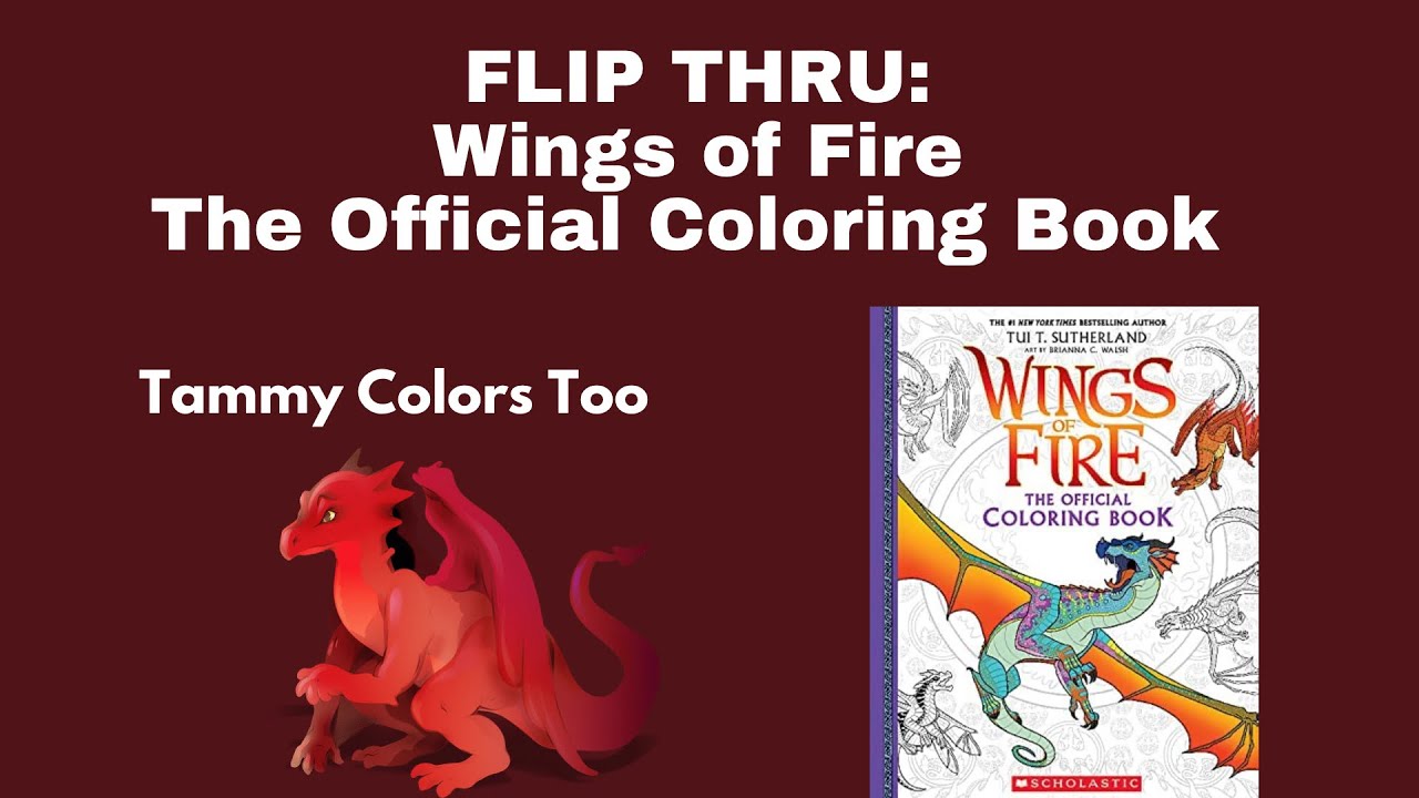 Wings of Fire: The Official Colouring Book by Tui T. Sutherland