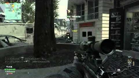 MW3 Sniper One Bullet Two Kills