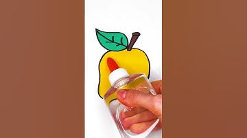 🥭 How to Draw a Mango 😻 Easy Step by Step Tutorial 🎨 #kids #drawing #art #fruit #easy #shorts