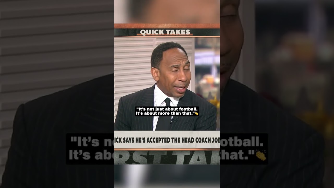 Stephen A. is happy Michael Vick accepted a head coaching job at Norfolk State 👏