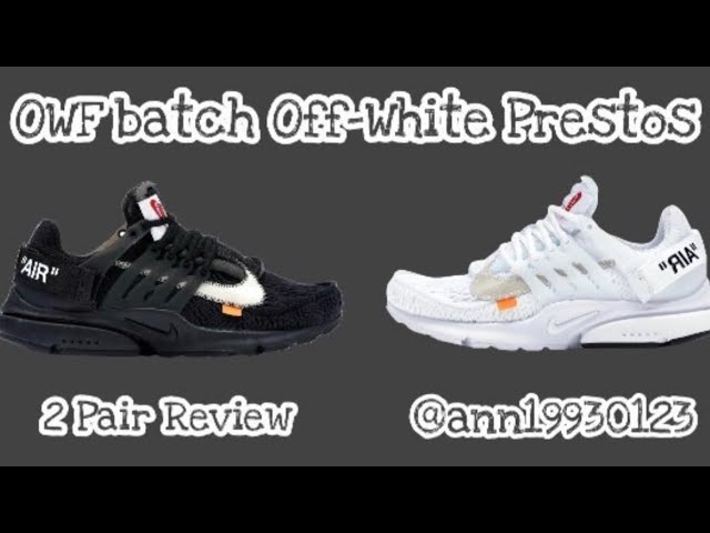 Off-White x Nike Presto Sizing - YouTube