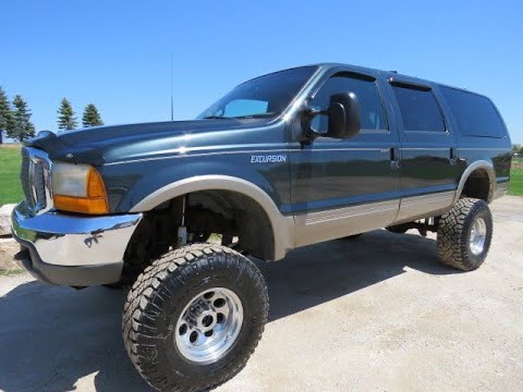 2000 ford excursion v10 lifted