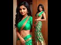 Beautiful indian girls in sari , ai look book