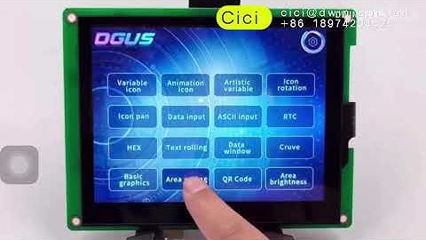 DWIN Screen Curve and drawing function display - DWIN Technology