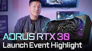 AORUS RTX 30 MAX-Covered Cooling Launch Event Highlight