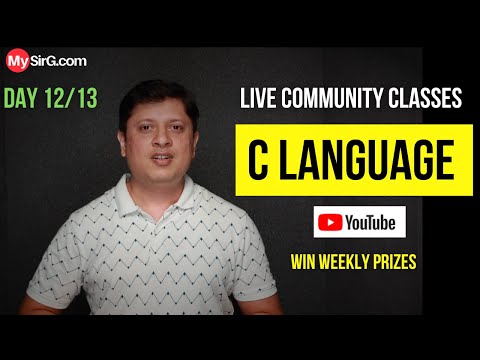 Nested Loop and Star Pattern in C Language| Community LIVE Class | Day-12