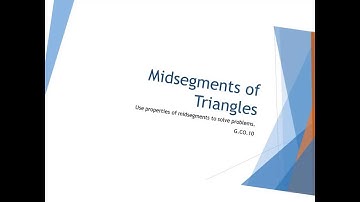 Midsegments of Triangles